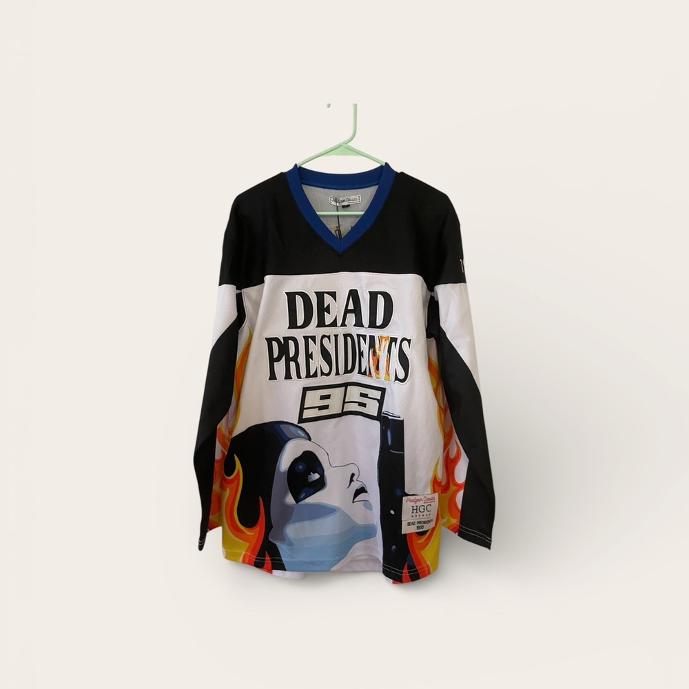 HGC Dead Presidents Graphic Jersey - Black and White